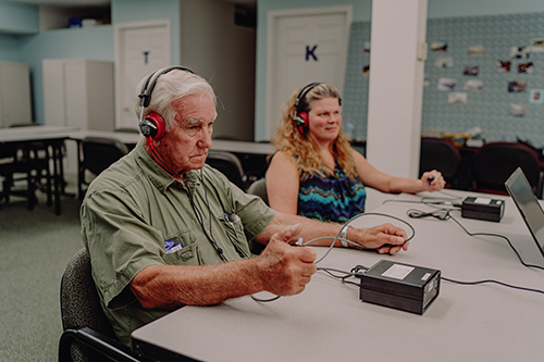 T K Express hearing testing